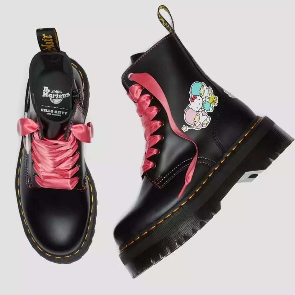 Hello Kitty x Dr. Marten Jadon platform boots